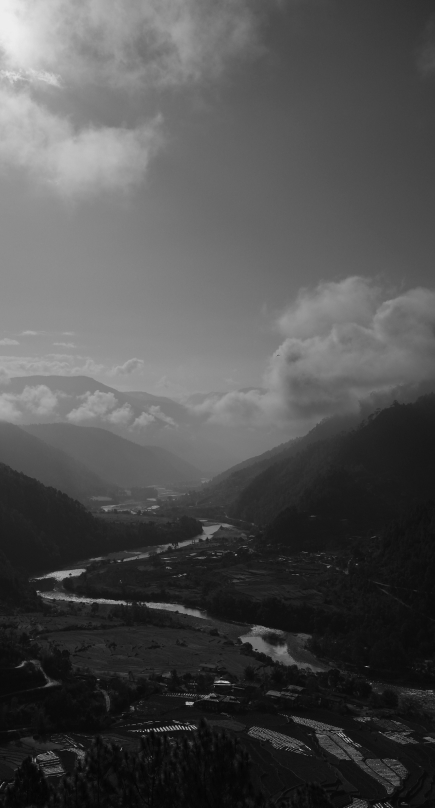 The River through the valley